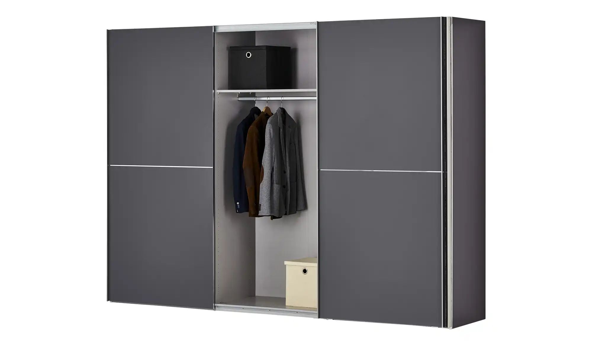 meinSchrank Schwebetürenschrank 216 cm Möbel Kraft