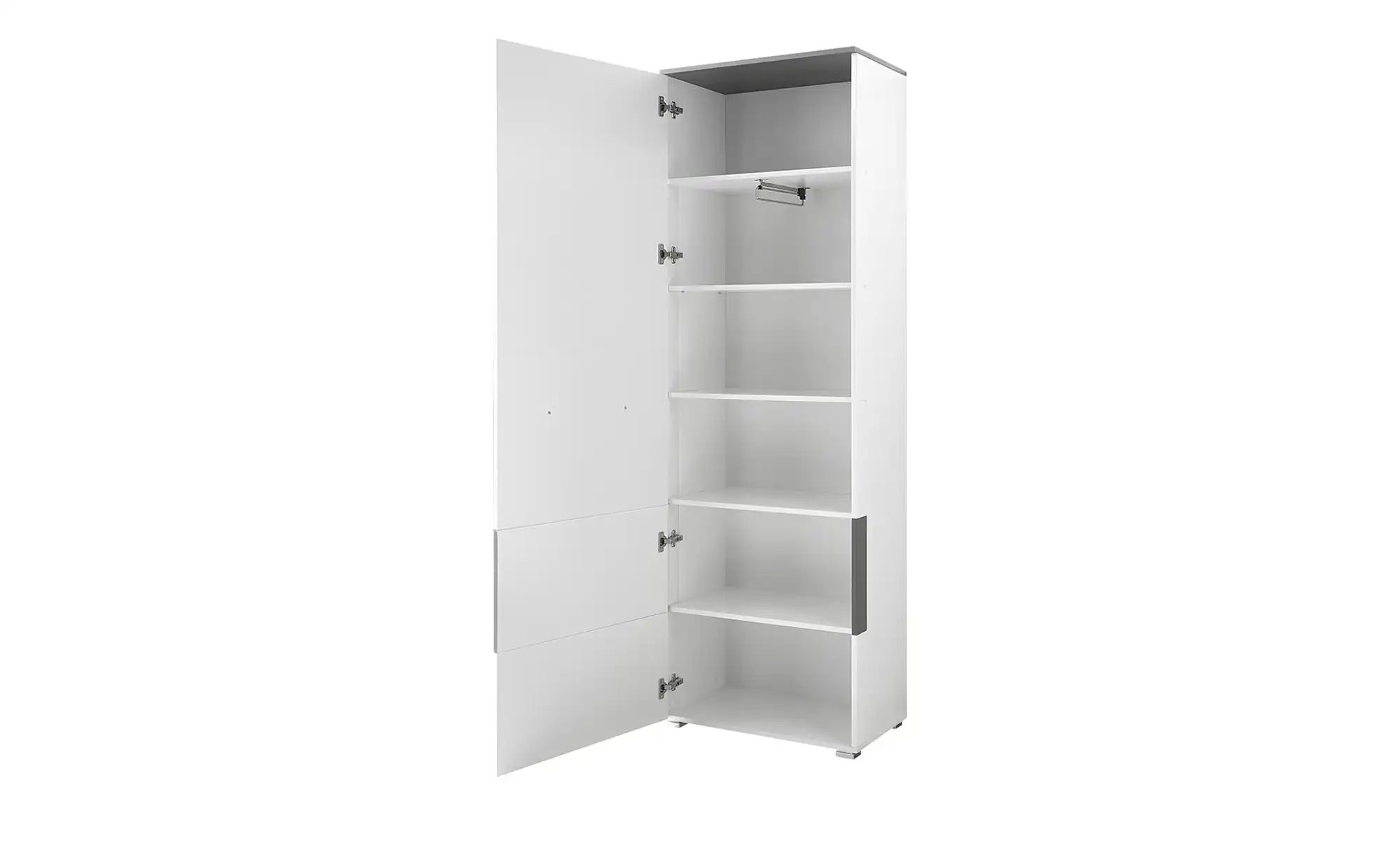Garderobenschrank Weiß / Grau Bei Möbel Kraft online