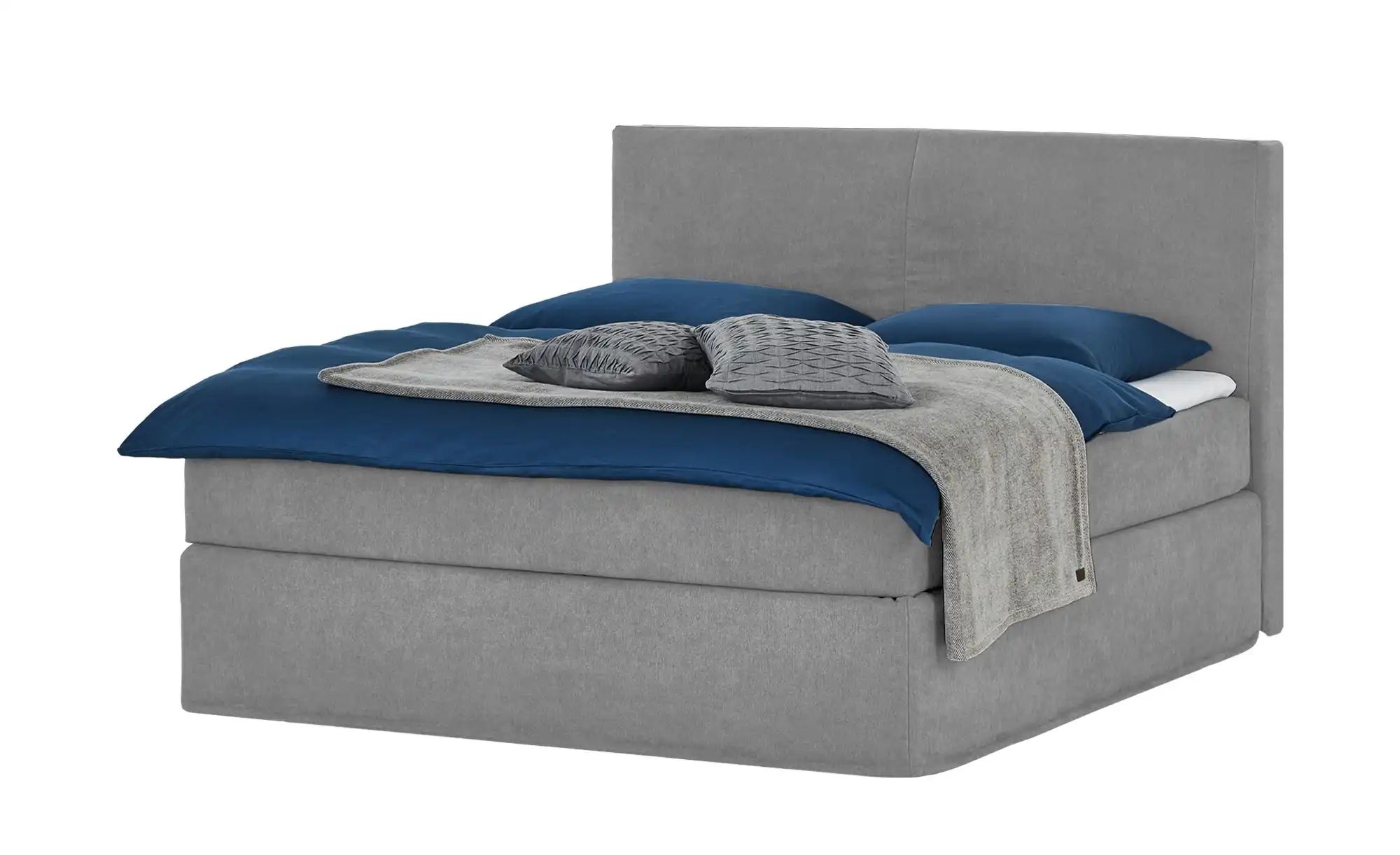 Boxi Boxspringbett 160 X 200 Cm Boxi Classic ¦ Grau ¦ MaßE (Cm): B: 160 H: 125 Betten > Boxspringbetten - MöBel Kraft-image