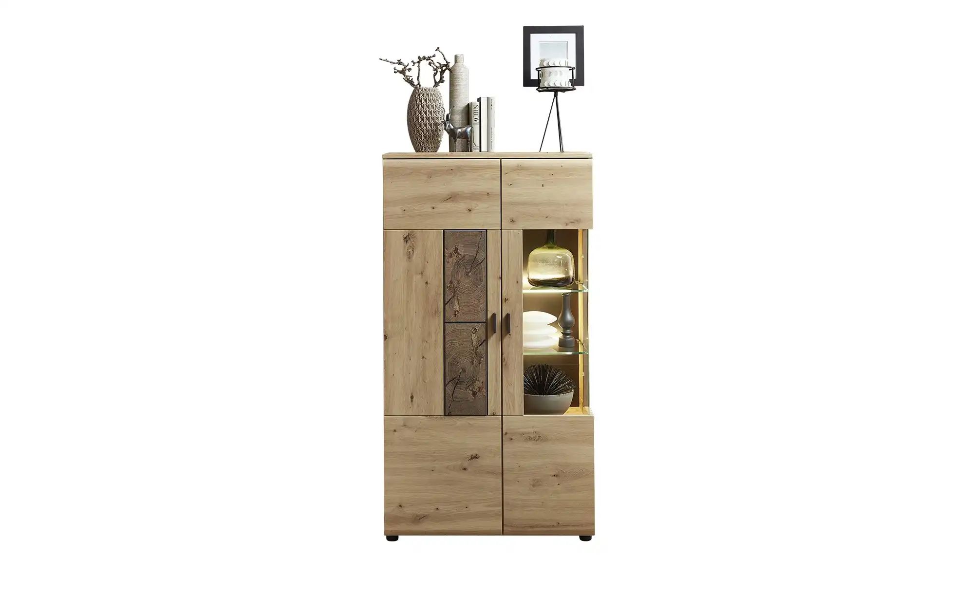 Primo Highboard Madera II, Eiche Artisan (Nachbildung) Graphit