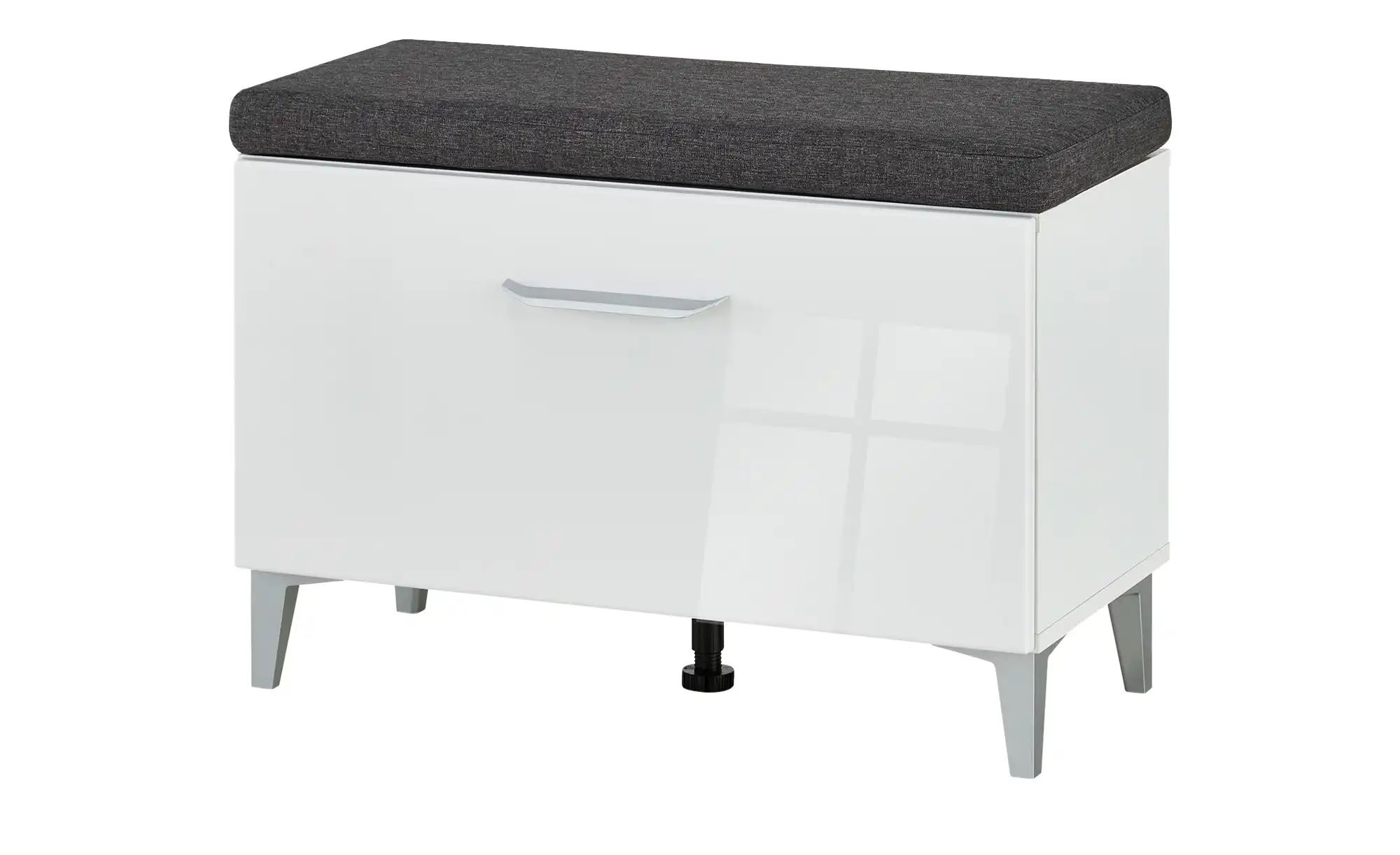 Garderobenbank   &brvbar; wei&szlig; &brvbar; Ma&szlig;e (cm): B: 75 H: 53 T: 35.0  - M&ouml;bel Kraft