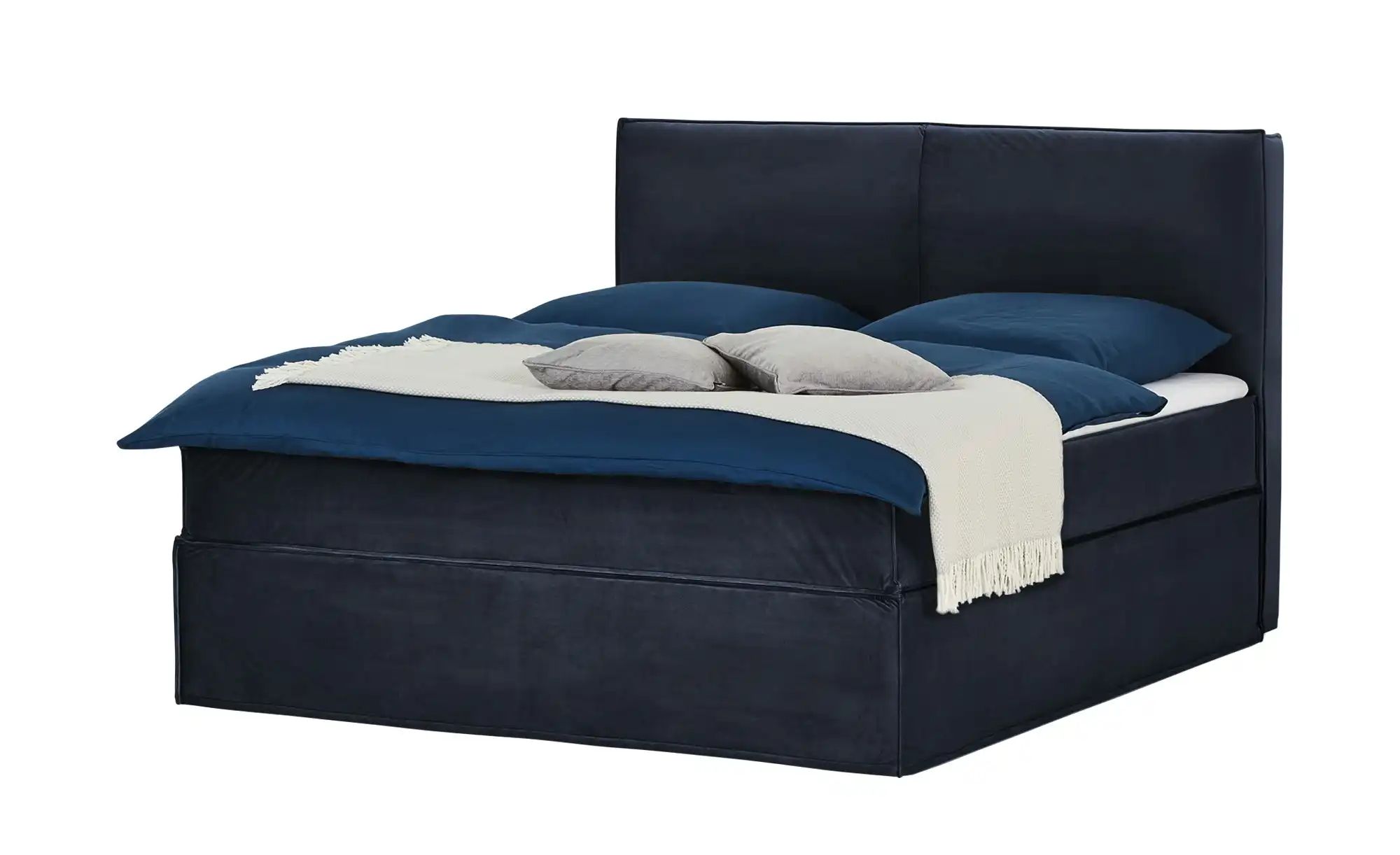 Boxi Boxspringbett 180 X 200 Cm Boxi ¦ Blau ¦ MaßE (Cm): B: 180 H: 125 Betten > Boxspringbetten - MöBel Kraft-image