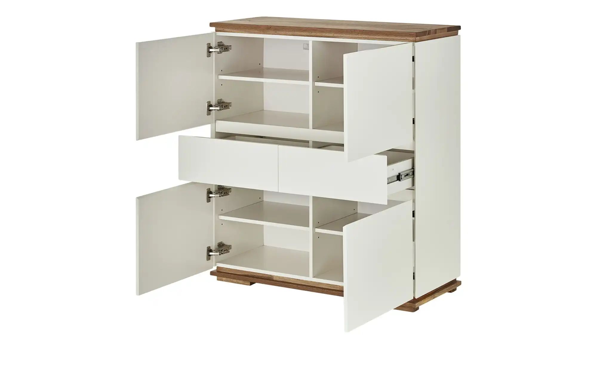 Highboard Weiß / Asteiche Bei Möbel Kraft online kaufen