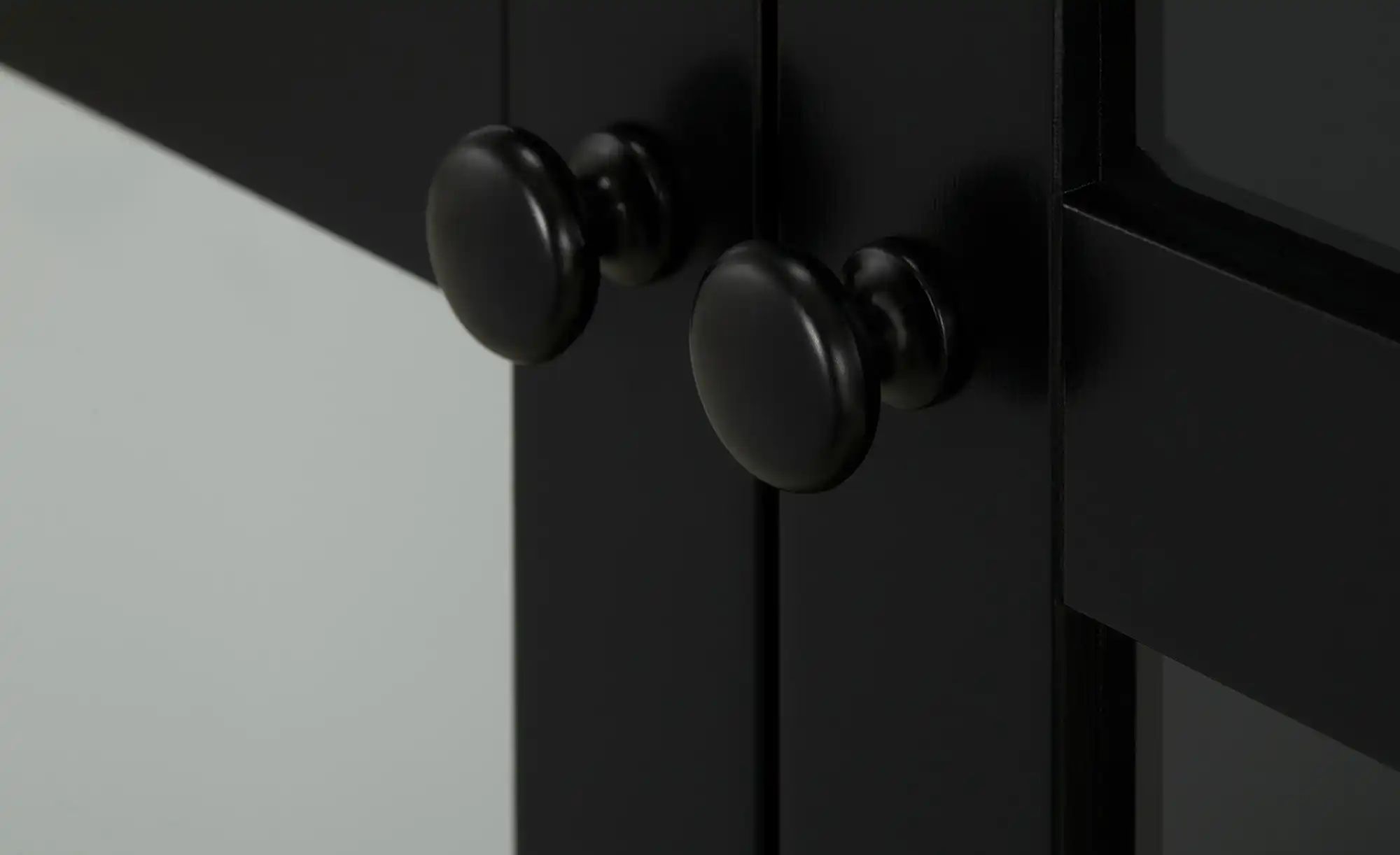 Vitrine | 99,5 cm, Schwarzbraun - Bei Möbel Kraft online kaufen