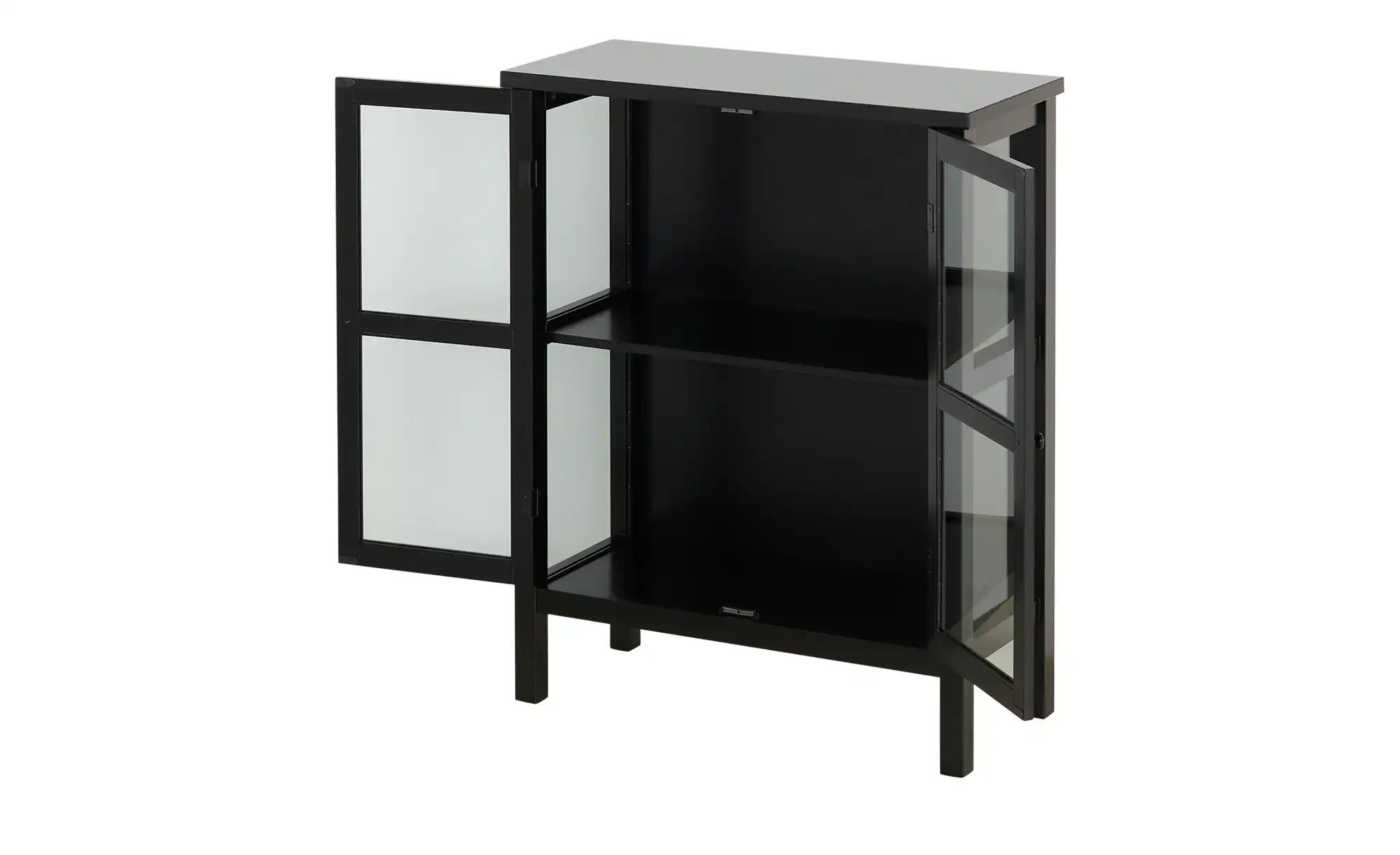 Vitrine | 99,5 cm, Schwarzbraun - Bei Möbel Kraft online kaufen