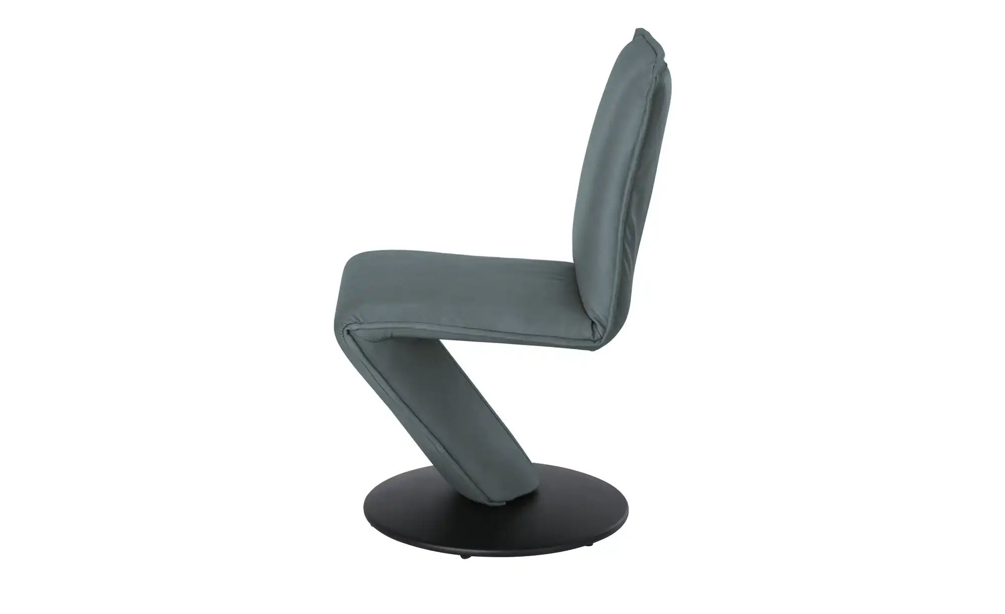 Leder-Drehstuhl | Aqua (Grau-Blau) - Bei Möbel Kraft online kaufen