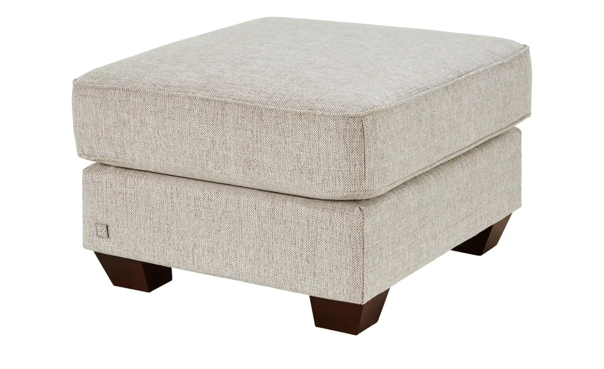 SOHO Hocker Franka beige 75 cm 42 cm 62 cm Polstermbel Hocker Mbel Kraft