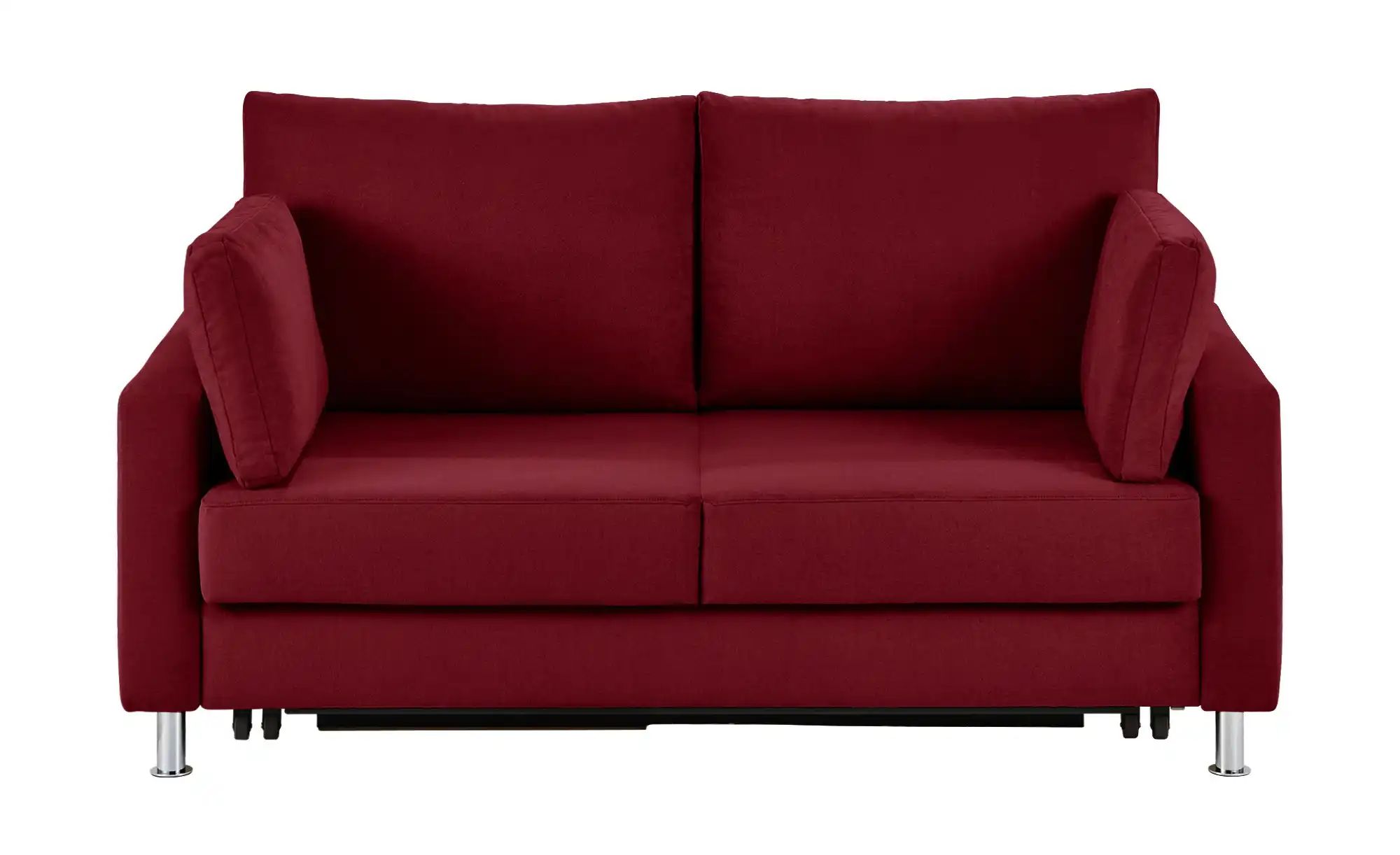 Schlafsofa Fürth Rot, 140 cm Bei Möbel Kraft online kaufen