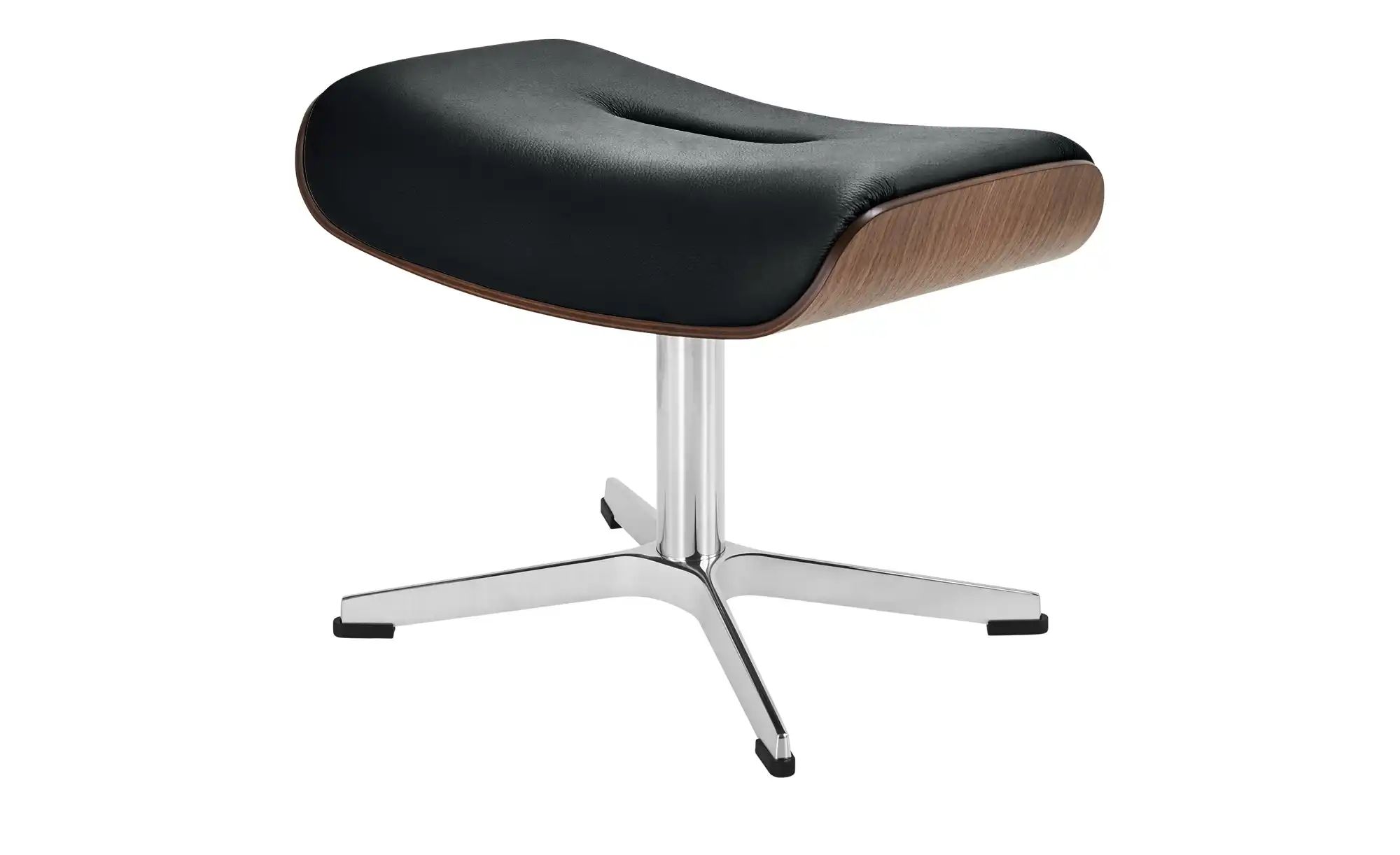 Hocker schwarz 51 cm 42 cm 38 cm Polstermbel Hocker Mbel Kraft