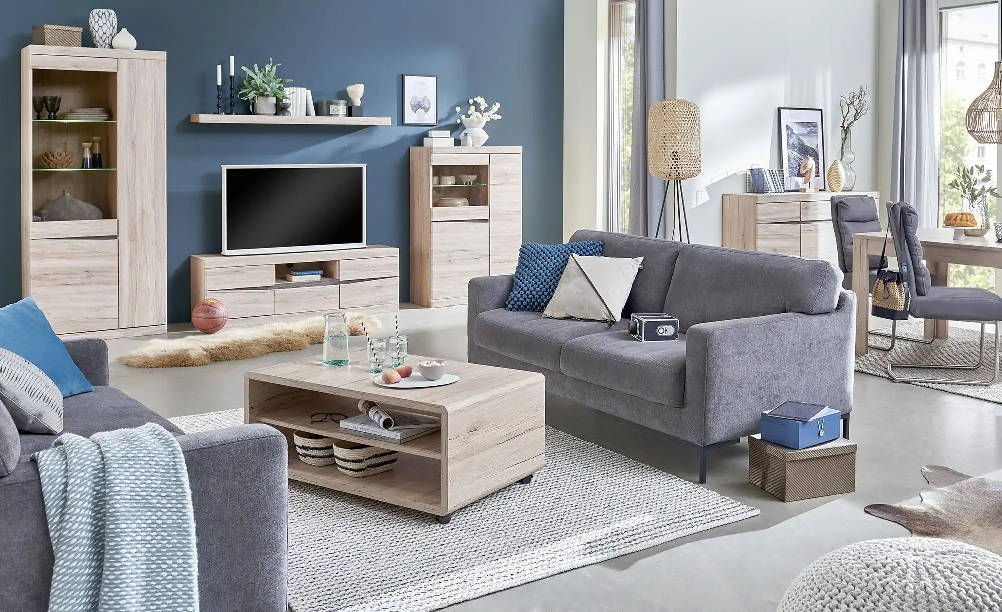 smart Sofa Grau, 3Sitzer Bei Möbel Kraft online kaufen