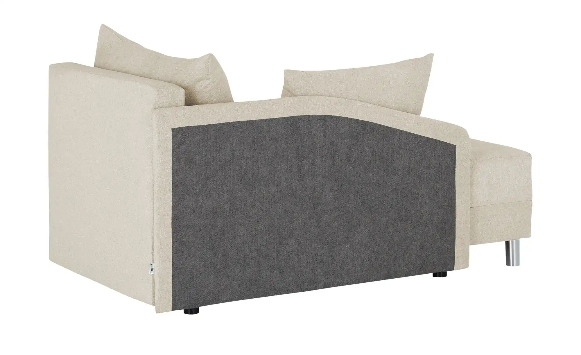 Ottomane | Beige, rechts - Bei Möbel Kraft online kaufen