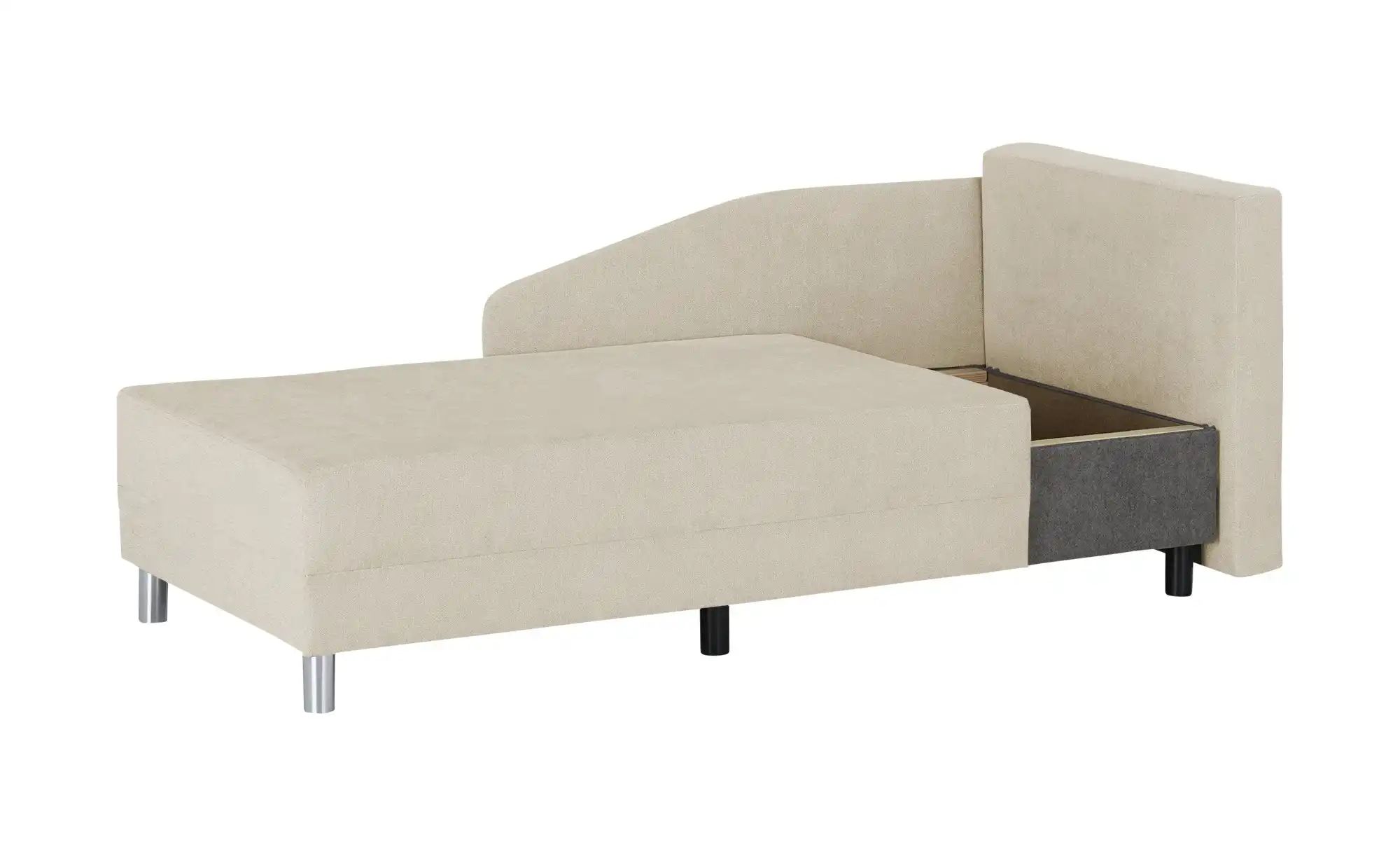 Ottomane | Beige, rechts - Bei Möbel Kraft online kaufen