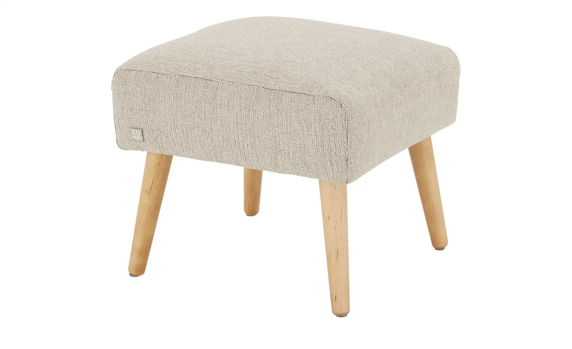 SOHO Polsterhocker Jolyn beige 49 cm 49 cm 45 cm Polstermbel Hocker Mbel Kraft