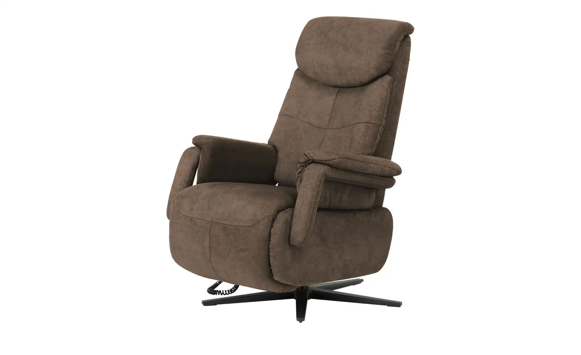 Image of Polstermöbel Oelsa TV-Sessel mit elektrischer Relaxfunktion Mambo ¦ braun ¦ Maße (cm): B: 82 H: 105 T: 88 Polstermöbel > Sessel > Drehsessel - Möbel Kraft