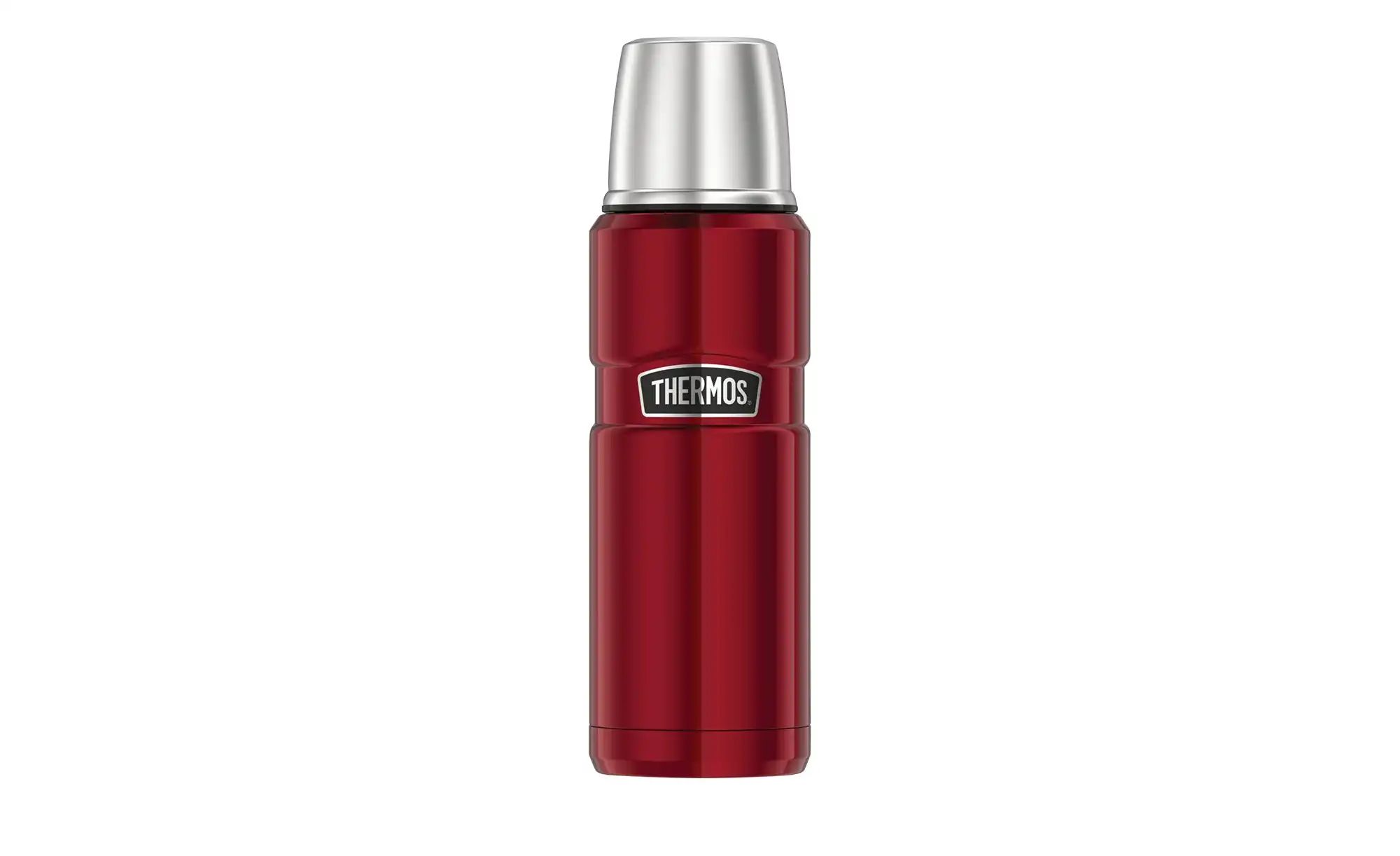 Thermos Stainless King Thermosflasche Rot 0,47L - Edelstahl, Absolut Dicht, Mit Trinkbecher, 12H Heiß & 24H Kalt, Kompakt & Robust FüR Reisen Und Camping, Bpa-Frei-image