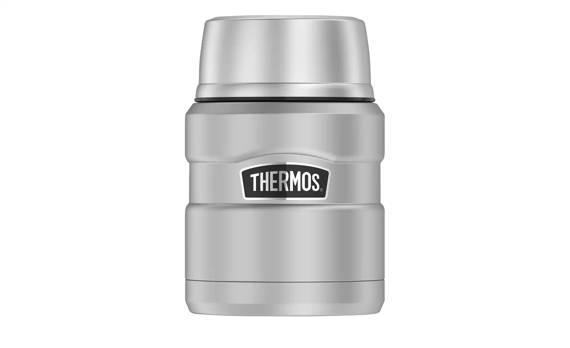 Thermos Stainless King ThermobehäLter FüR Essen Silber 0,47L - Edelstahl, Absolut Dicht, HäLt Speisen 9H Heiß & 14H Kalt, Mit Klappbarem LöFfel, Bpa-Frei-image