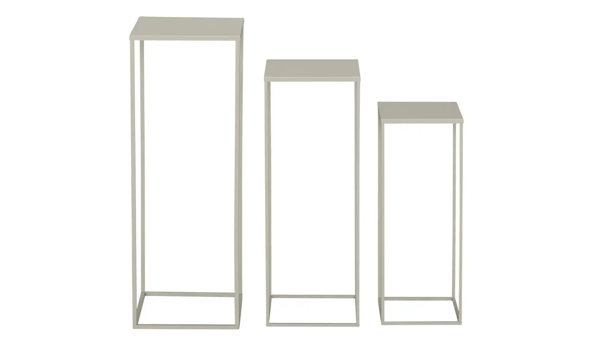 HOME STORY Beistelltisch 3er Set, grau
