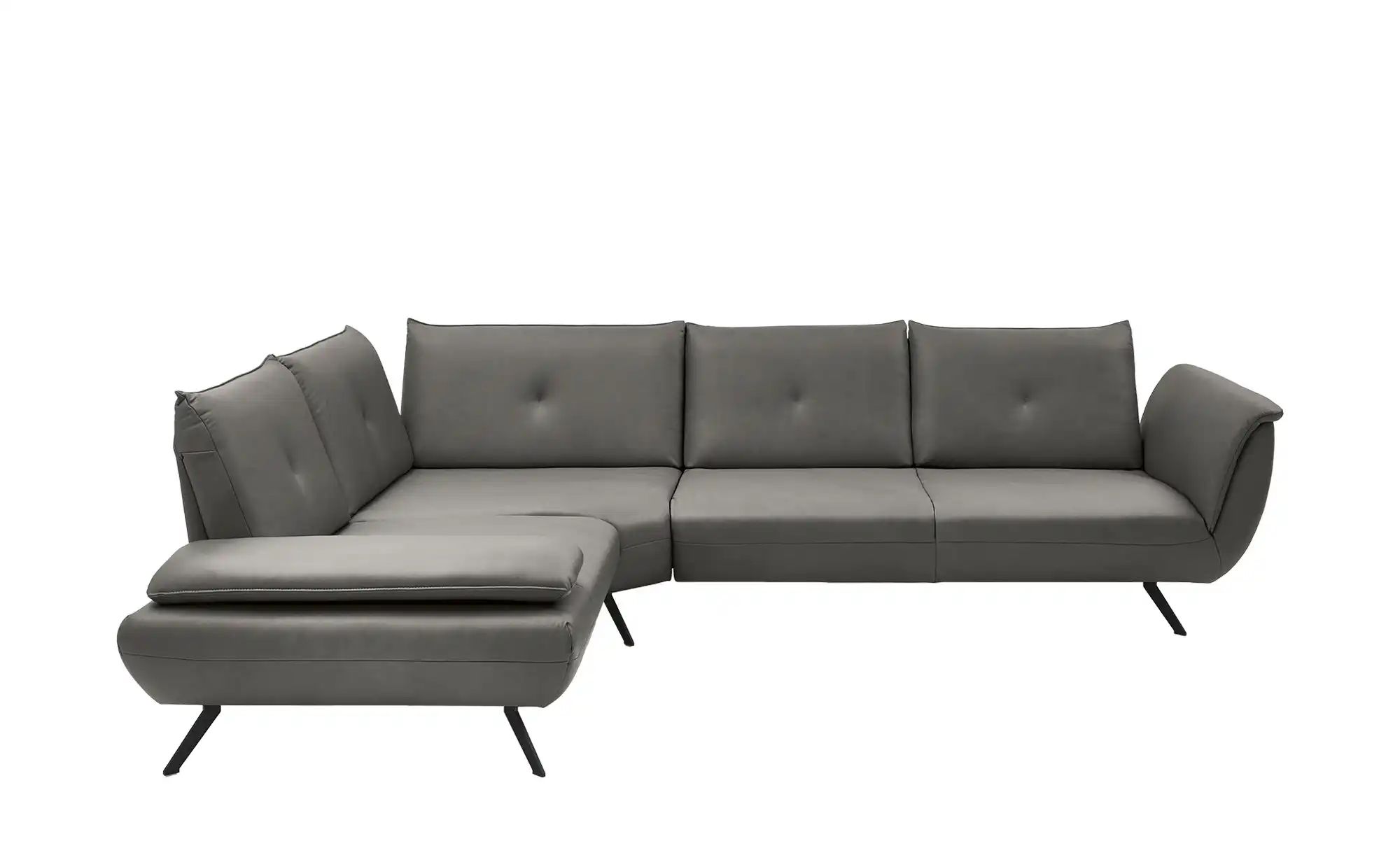 Preisvergleich für Kollektion Kraft Ecksofa Celine ¦ grau ¦ Maße (cm ...