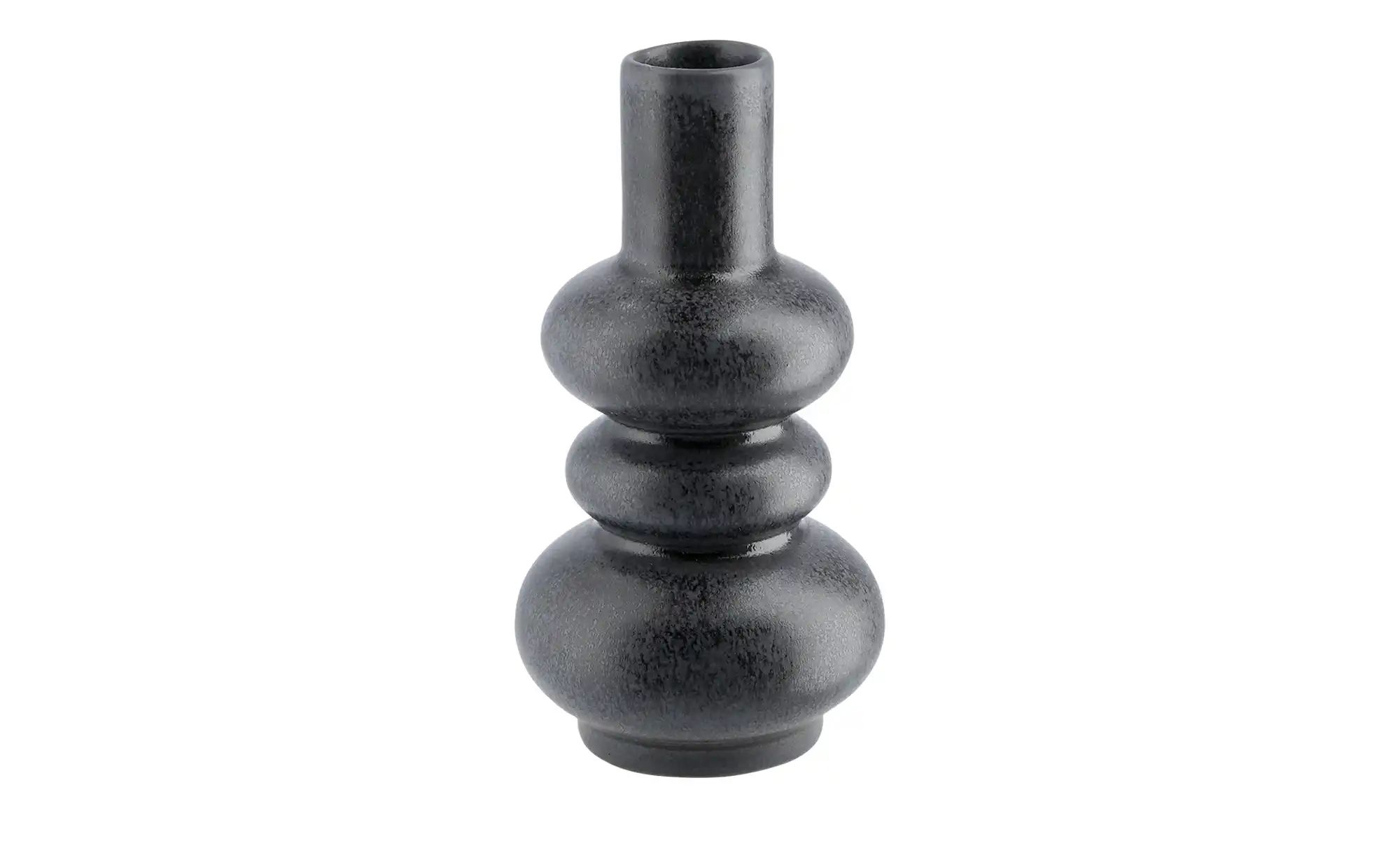 ASA SELECTION Vase ¦ schwarz ¦ Steingut ¦ Maße (cm): H: 12  Ø: [2.5]  - Möbel Kraft