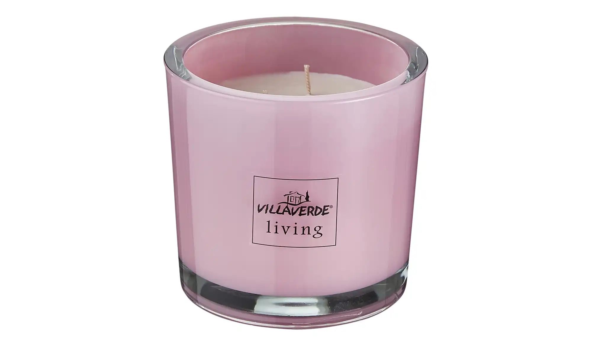 3-Docht Duftkerze - rosa/pink - Wachs, Glas - 12 cm - Dekoration > Kerzen & Lichter - Möbel Kraft 3-Docht Duftkerze - rosa/pink - Wachs, Glas - 12 cm - Dekoration > Kerzen & Lichter - Möbel Kraft