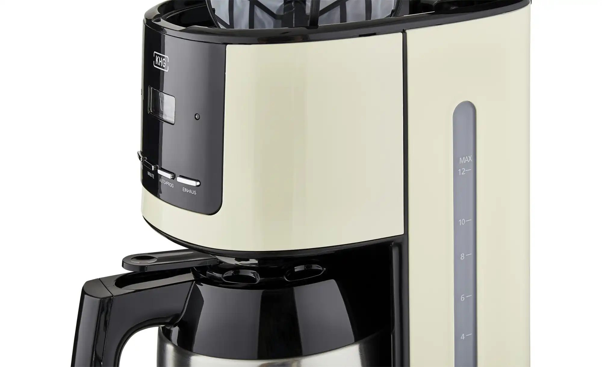 KHG ThermoKaffeeautomat TKA182 (CE) Creme / Edelstahl