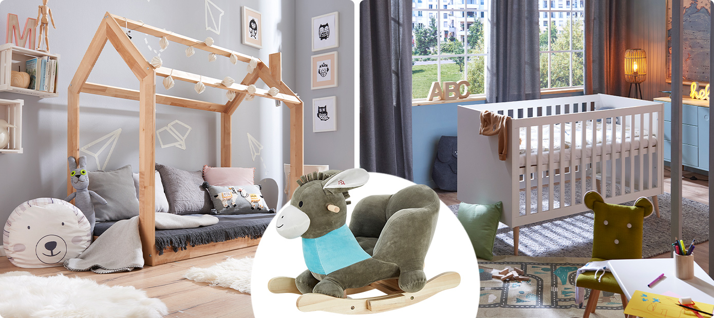 Einrichtungsideen fürs Babyzimmer- Bei Möbel Kraft online kaufen
